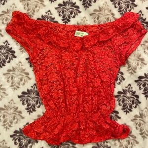 Selena Gomez lace blouse. Size large (juniors?)